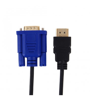 1.8M HDMI to VGA Cable HD 1080P HDMI Male to VGA Male Video Converter Adapter for PC Laptop