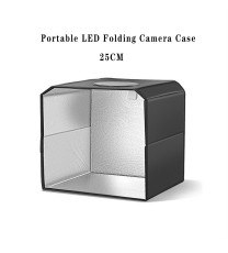 Led Studio Case Lightbox Folding Mini Photo Studio Photography Lighting Shooting Tent Box For Artisans Artistsn 25CM