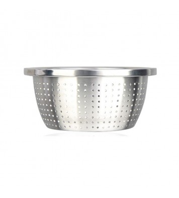 Thicken Colander Strainer Basin Cooker Utensil Mixing Bowl Kitchen Tool Rice Sieve Fruit Washing 304 stainless steel rice sieve