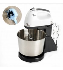 7-speed Automatic Mixer Hand-held Electric Food Mixers Egg Beater UK Plug Black