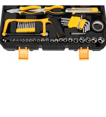 US 198pc Tool Set General Household Repair Hand Tool Kit with Toolbox Storage Case