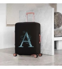 Color: 8BluebI, Size: XL - Blue Letter Suitcase Cover Elastic Luggage Cover Dust-proof Protective Cover Suitable for 18-32 Inch Travel Suitcases