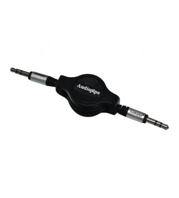 Audiopipe 3.5 to 3.5 Jack Plug 3 Ft Retractable