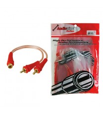 Rca splitter 1f-2m audiopipe 1 bag of 10= 1 unit *bmsgyf2m*