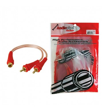 Rca splitter 1f-2m audiopipe 1 bag of 10= 1 unit *bmsgyf2m*