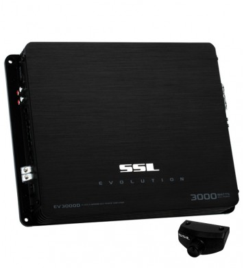 Sounstorm Class D 3000W Monoblock Power Amplifier Remote Woofer level control