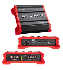 Crunch Ground Pounder 2 X 250 @ 4 Ohms 2 X 500 @ 2 Ohms 1 X 1000 Watts @ 4 Ohms Bridged