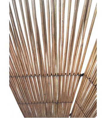 Three Panel Natural Willow Room Divider Screen