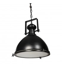 Industrial Black Metal Hanging Pendant Light