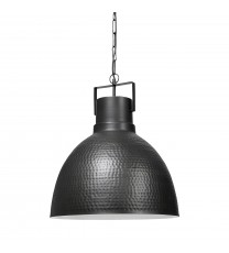 Hammered Gray Metal Pendant Hanging Light