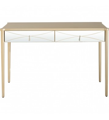 Champagne Finish Console Table