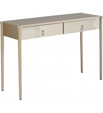 Champagne Finish Console Table