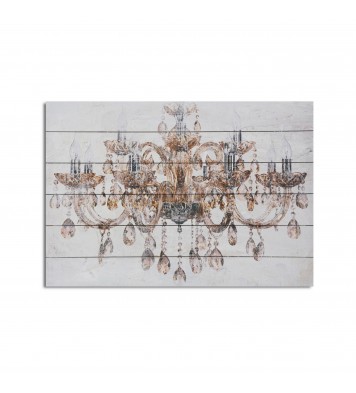 Luxurious Vintage Chandelier Unframed Graphic Wall Art