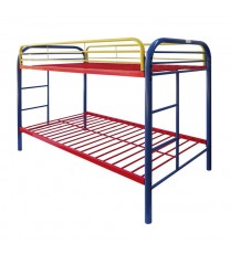 Colorful Twin Over Twin Bunk Bed