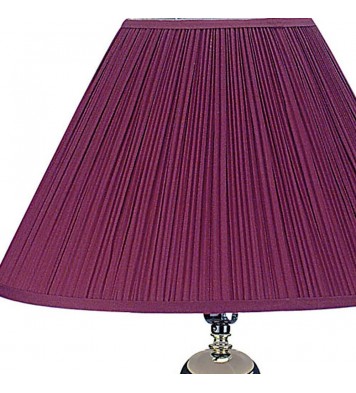 27" Red Ceramic Bedside Table Lamp With Red Shade