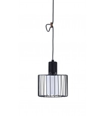 Black Metal Cage Hanging Light