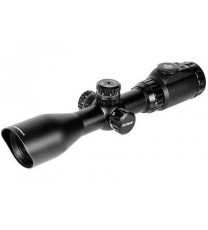 2-7x44 AO Accushot Scout SWAT Rifle Scope, EZ-TAP, Ill. Mil-Dot Reticle, 1/4 MOA, 30mm Tube, Weaver Rings