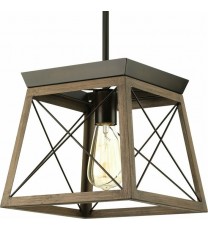 Antique Bronze Dimmable Light Lantern Geometric Chandelier