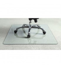 Heavy Duty 36 Inch Tempered Glass Chair Mat