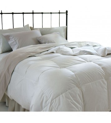 King size Down Alternative Comforter in White Microfiber