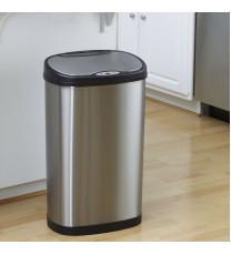 Stainless Steel 13 Gallon Touchless Kitchen Trash Can