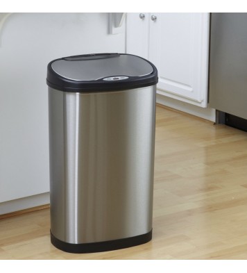 Stainless Steel 13 Gallon Touchless Kitchen Trash Can