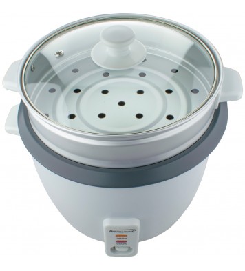 Brentwood Appliances TS-380S Rice Cooker with Steamer (10 Cups, 700 Watts)