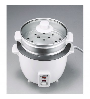 Brentwood Appliances TS-380S Rice Cooker with Steamer (10 Cups, 700 Watts)