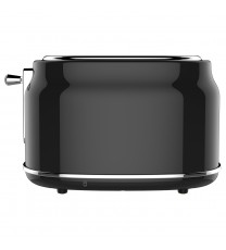 Frigidaire ETO102-BLACK 2-Slice 900-Watt Retro Stainless Steel Toaster (Black)