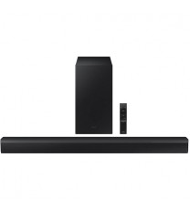 Samsung HW-B450/ZP Bluetooth 2.1-Channel Dolby Audio/DTS 33.8-In. Sound Bar, with Wireless Subwoofer, Black