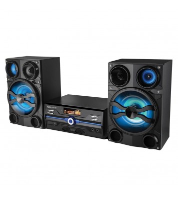 Supersonic IQ-9000BT Hi-Fi Multimedia Audio System with Bluetooth and Auxiliary/USB/Microphone Inputs