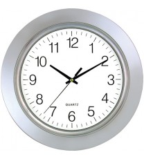 Timekeeper 6450 13" Chrome Bezel Round Wall Clock