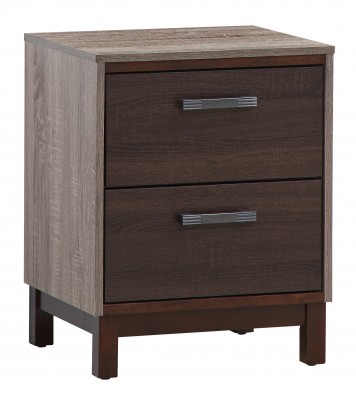 Glory Furniture Magnolia G1400-N Nightstand , Gray/Brown