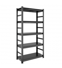 Storage Shelves 5 Tier Heavy Duty Metal Shelving Unit Adjustable Shelving Units and Storage Rack Kitchen Garage Shelf H72 * W35.4 * D15.7