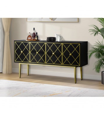 Gill 63'' Wide Sideboard BLACK