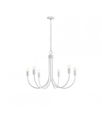 Ellie 6-Light Metal Chandelier