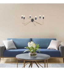 Alexis 6-Light Metal Chandelier