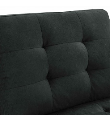 Single Chair for Modular Sectional,Black Velvet (26.5"x31.5"x36")