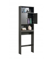 Home Bathroom Shelf Over-The-Toilet, Bathroom SpaceSaver, Bathroom, Tollilet storage cabinet, GRAY