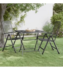 Patio Table 31.5"x31.5"x28.3" Expanded Metal Mesh Anthracite