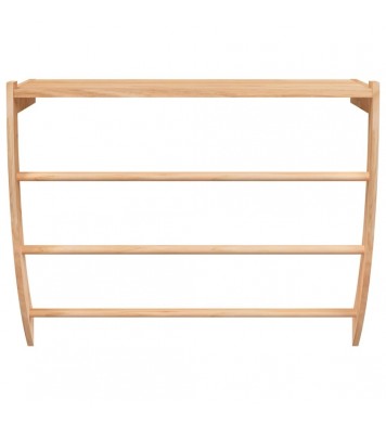 Towel Rack 23.6"x10"x19.3" Solid Wood Walnut