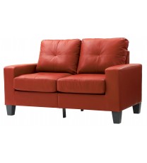 Glory Furniture Newbury G465A-L Newbury Modular Loveseat , RED