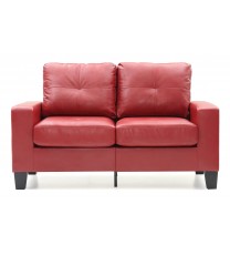 Glory Furniture Newbury G465A-L Newbury Modular Loveseat , RED