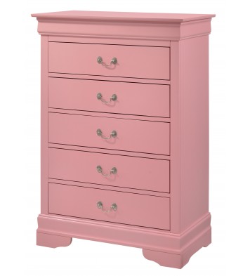 Glory Furniture Louis Phillipe G3104-CH Chest , Pink