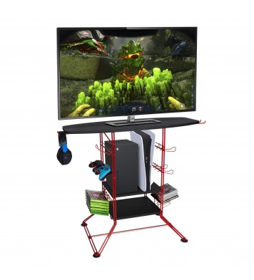 Stand- Atlantic Centipede TV/Gaming Storage XL Black/Red