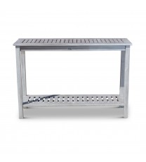 Eucalyptus Console Table, Silver Gray