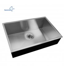 Aqucubic handmade 304 kitchen Sink Undermount Kitchen Sink with Basket Strainer