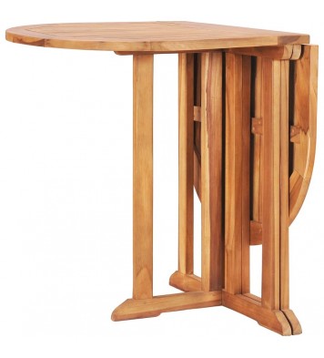 Folding Butterfly Patio Table 47.2"x27.6"x29.5" Solid Teak Wood