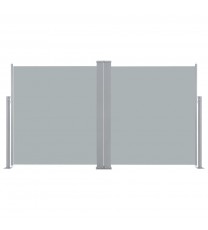 Patio Retractable Double Side Awning 66.9"x236.2" Anthracite