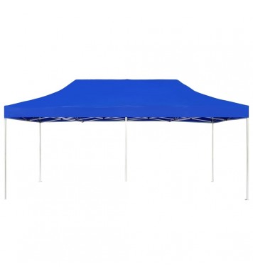 Professional Folding Party Tent Aluminum 19.7'x9.8' Blue